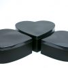 Black Heart Shape Flower boxes