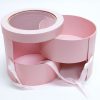Pink Round Flower Box
