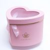 W9851a Pink Heart Shape Flower Box Pink Heart Shape Flower Box