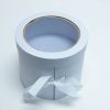 White Round Flower Box