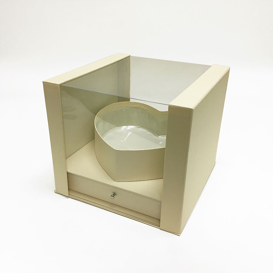 Flower Box Heart Shape 7246-2 Heart Shape Flower Box