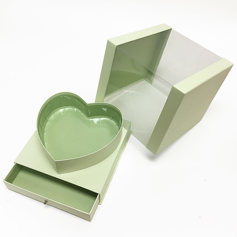 Flower Box Heart Shape 7248-1