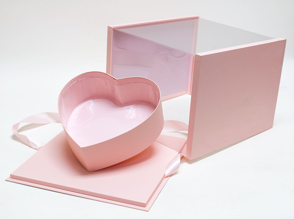 1021A-1 Acrylic Square Flower Box