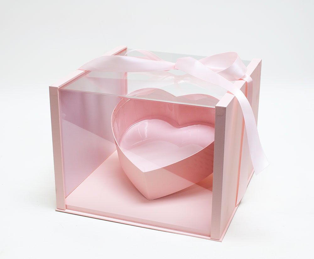 1021A-3 Acrylic Square Flower Box