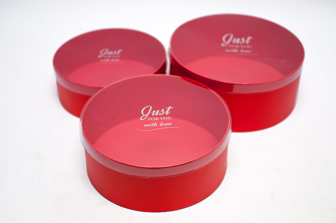 Red Round Shape flower boxes