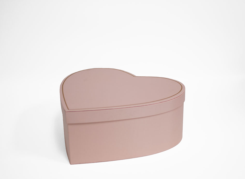 Big Pink Heart Shape Flower Box With Liner