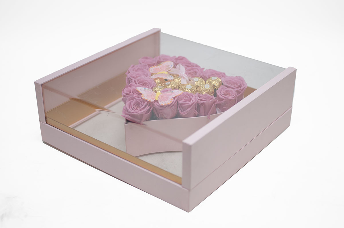 1125APnk Acrylic Pink Photo Frame Flower Box 1125APnk Acrylic Pink Photo Frame Flower Box