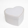 Small White Heart Shape Flower Box Small White Heart Shape Flower Box