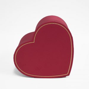 Small Red Heart Shape Flower Box