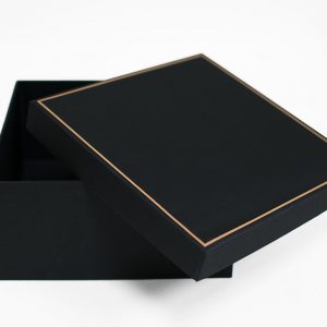 Small Black Square Shape Flower Box