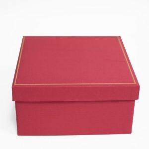 Small Red Square Shape Flower Box