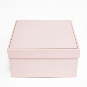 Small Pink Square Shape Flower Box