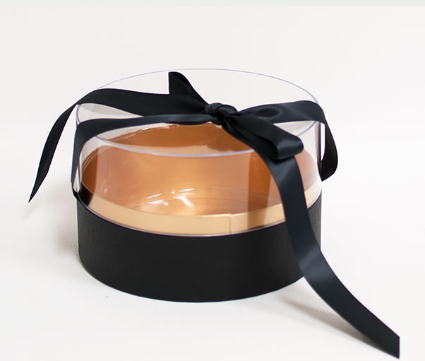 100337 Black Acrylic Round Box 100337 Black Acrylic Round Box