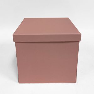 W7193 Pink Square Surprise Box with Double Layer Hearts