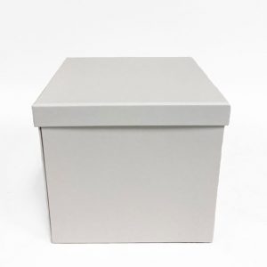 W7192 White Square Surprise Box with Double Layer Hearts