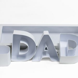 5 Boxes in 1 Exclusive Premium Extra Large Luxury Love Dad Box in White