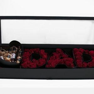 Exclusive Premium Extra Large Love Dad Box in Black 5 Boxes in 1